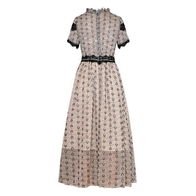 Robe Vintage Manches Courtes