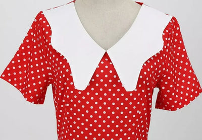 Robe Vintage Mariage Rouge