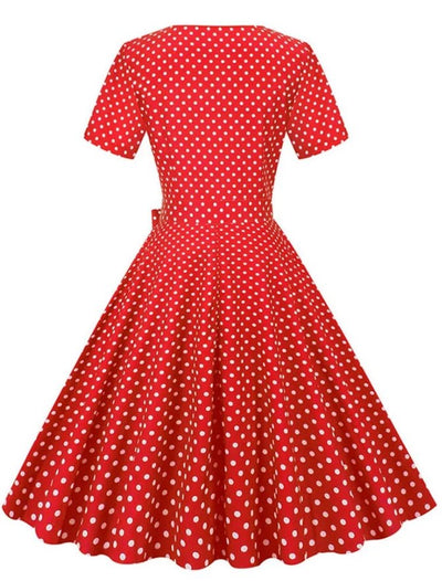 Robe Vintage Mariage Rouge