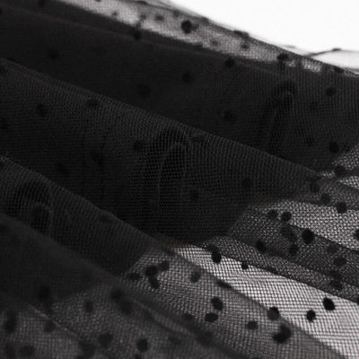 Robe Vintage Noire Points