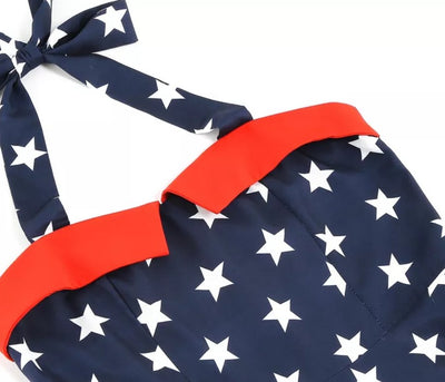 Robe Vintage Pin Up Imprimé USA