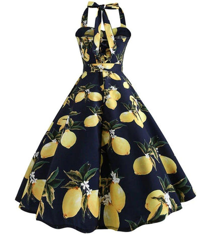 Robe Vintage Pin Up Citrons