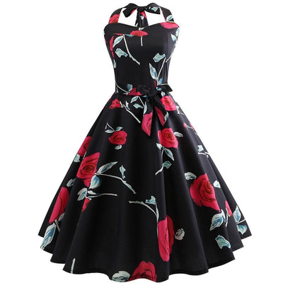 Robe Vintage Pin Up Roses