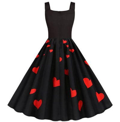 Robe Vintage Saint Valentin Chat