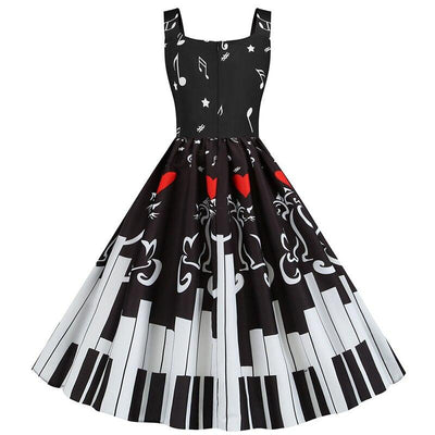 Robe Vintage Saint Valentin Piano
