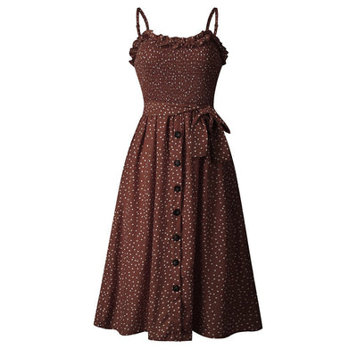 Robe Vintage Sixties Marron