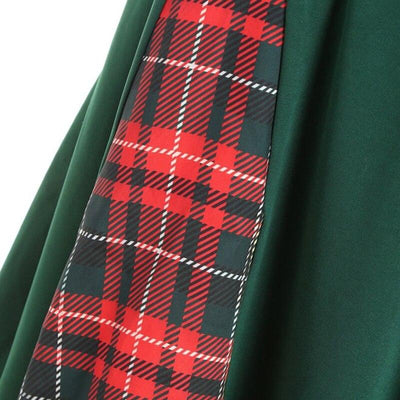 Robe Vintage Tartan Vert