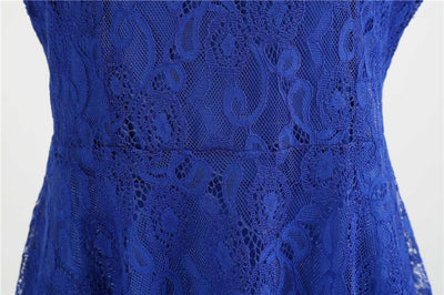 Robe Vintage Trapeze Bleu