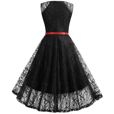 Robe Vintage Trapeze Noir