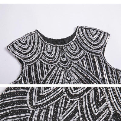 Robe des Années 20 Argent