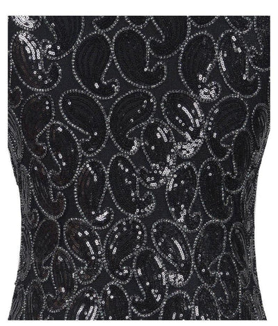 Robe Vintage Années 20 Sexy Noir