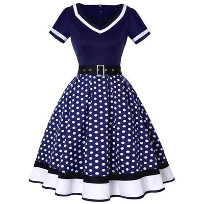 Robe des Années 60 Bleu
