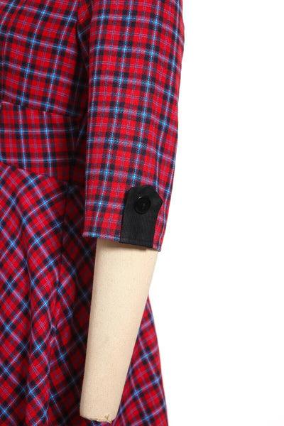 Robe Vintage Hiver Rouge