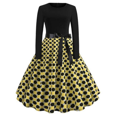 Robe Vintage Jaune