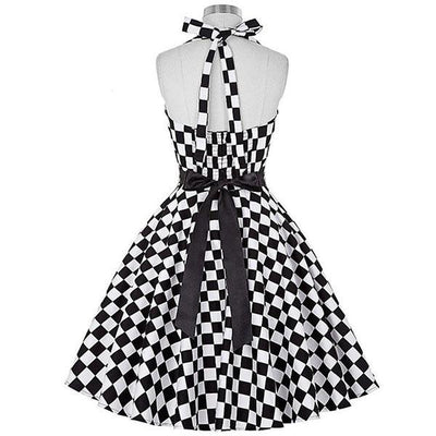 Robe Vintage Noir et Blanc