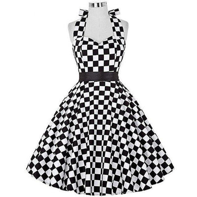 Robe Vintage Noir et Blanc