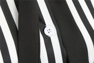 Robe Vintage Rétro Noire et Blanche