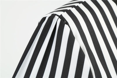 Robe Vintage Rétro Noire et Blanche