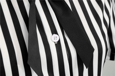 Robe Vintage Rétro Noire et Blanche