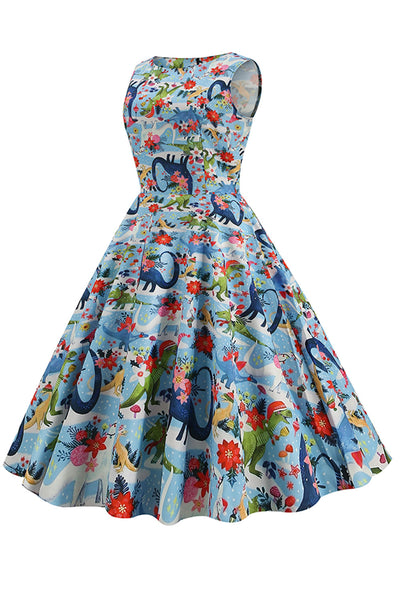 Robe Florale Vintage des années 1950