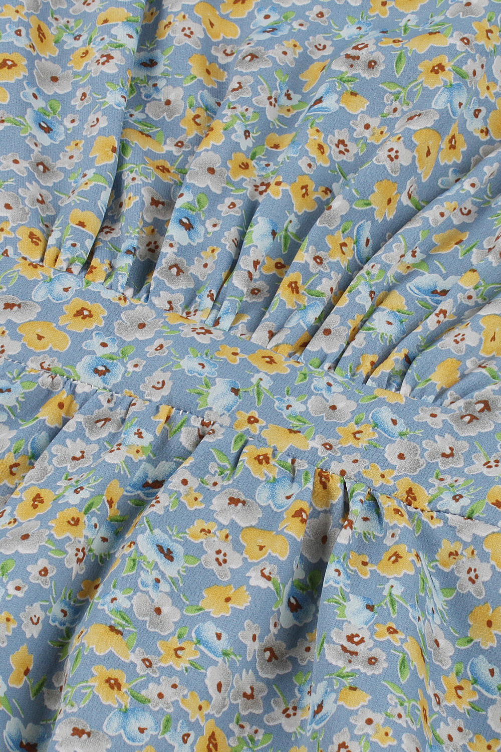 Robe Trapèze imprimée florale des années 50