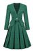 Robe Ensemble Vintage Vert pour Femme