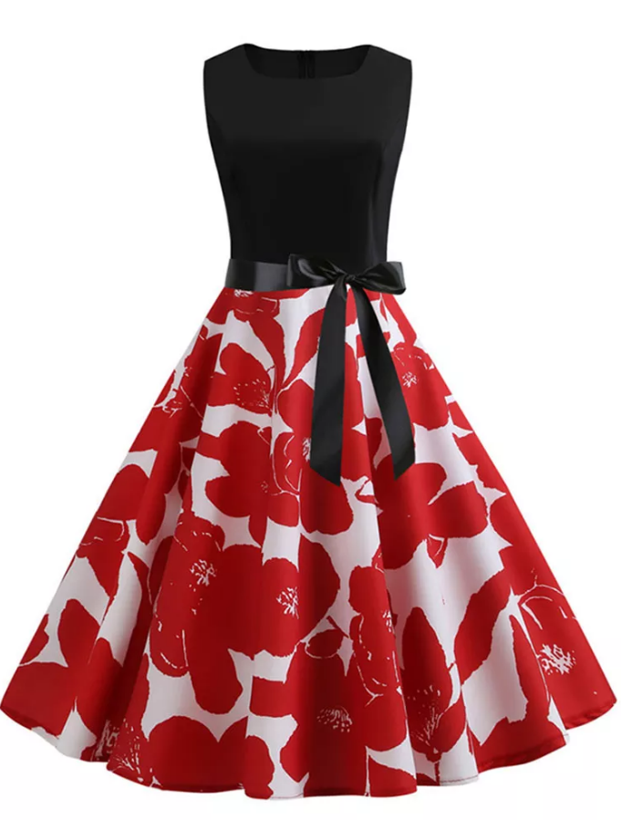 Robe Vintage Pin Up Ballons