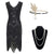 Robe Année 20 Gatsby Black