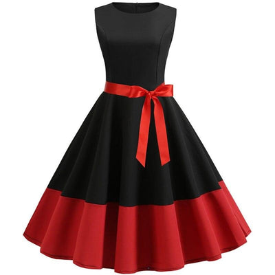 Robe Rockabilly Rouge et Noir