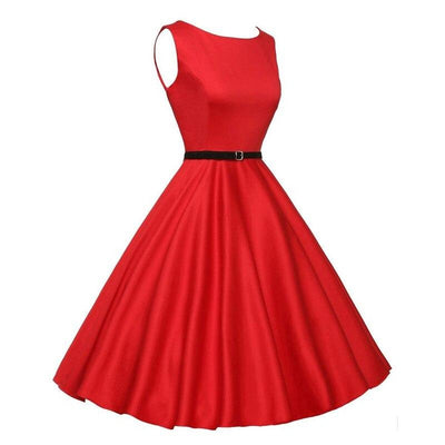 Robe Rockabilly Rouge