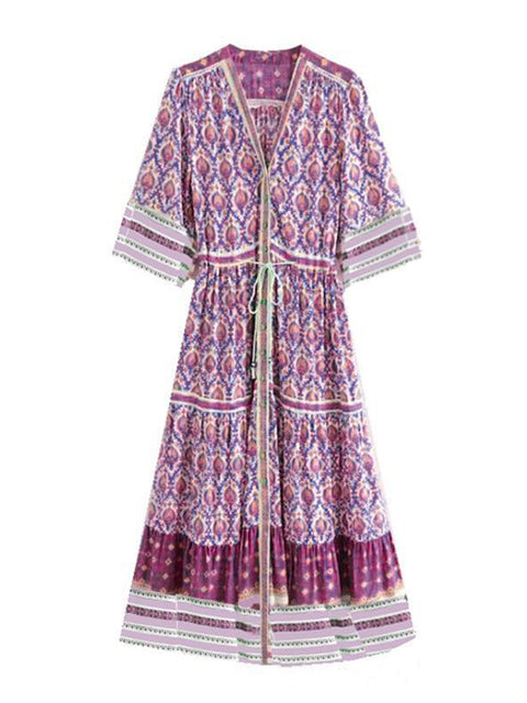 Robe 70s Hippie Grande Taille