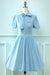 Robe Bleue Vintage des années 50