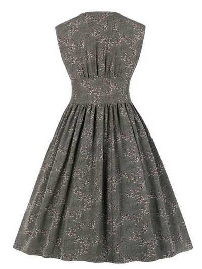 Robe Vintage 50 Gris