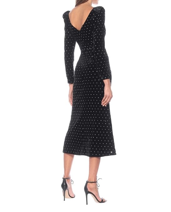 Robe Noire Années 40 Mode Soiree