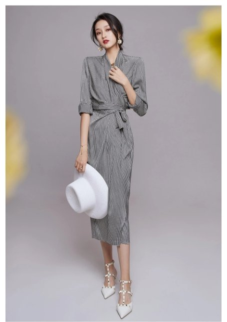 Robe Années 40 de Bal Grise