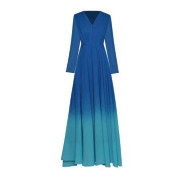 Robe Années 40 Vintage Bleue