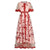 Robe Années 40 Vintage Fleurie