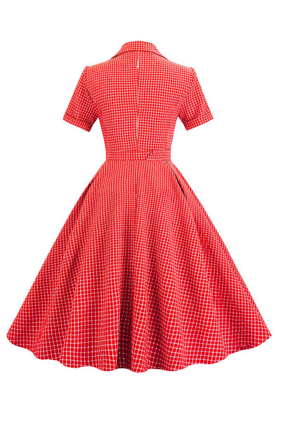 Robe à Carreau Vintage Style 50's