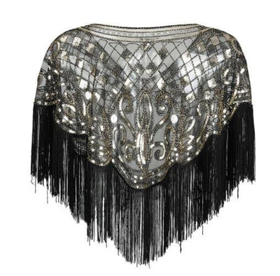 Châle Gatsby Or