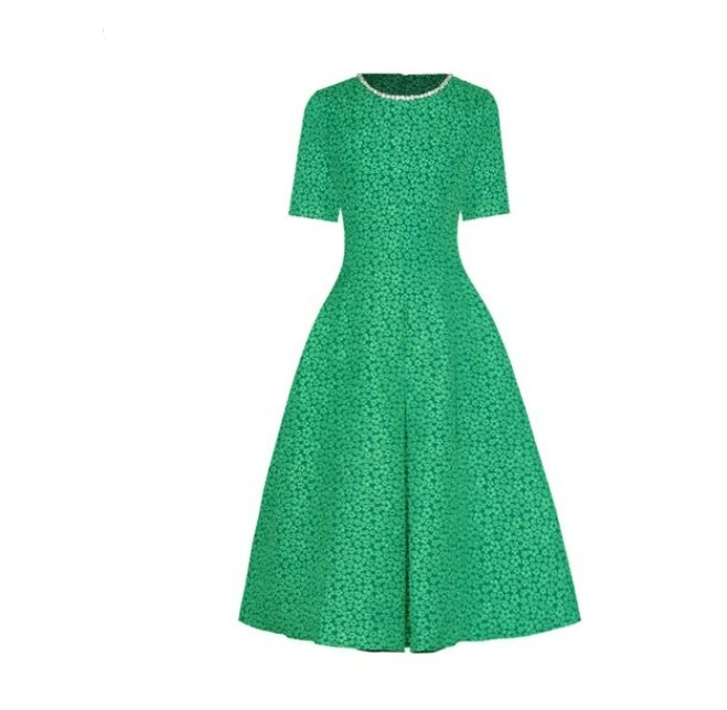 Robe Femme Année 40 Verte