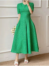 Robe Femme Année 40 Verte