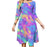 Robe Femme Année 70 Vintage Colorée