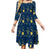 Robe Femme Année 70 Vintage Mi Longue