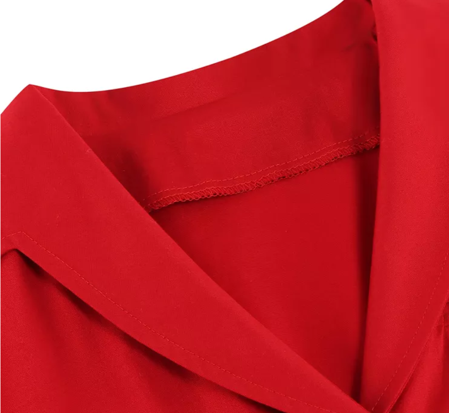 Robe Vintage 1950 Rouge