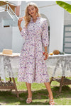 Robe Longue Fleurie Vintage