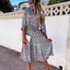 Robe Longue Fleurie Vintage
