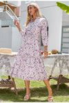 Robe Longue Fleurie Vintage