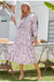 Robe Longue Fleurie Vintage