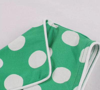 Robe Petite Année 50 Verte à Pois