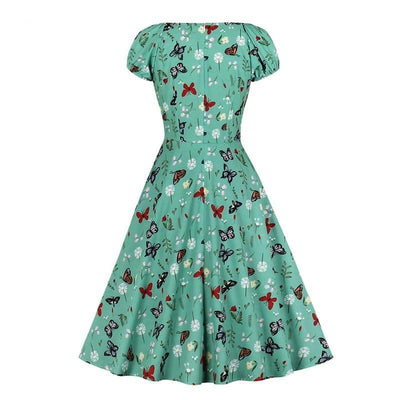 Robe 1950 Estivale Papillons